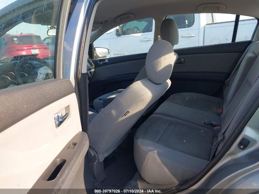 2012 Nissan Sentra 2.0/2.0S/Sr/2.0Sl VIN: 3N1AB6AP6CL748937 Lot: 39797026