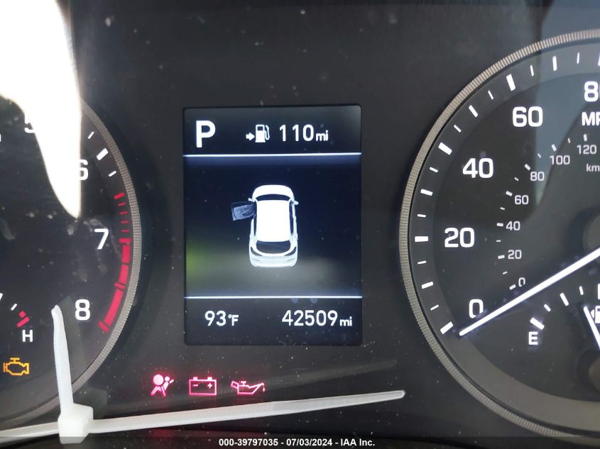 2019 Hyundai Tucson Se VIN: KM8J2CA43KU021966 Lot: 39797035