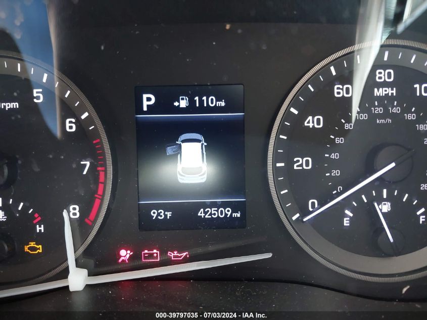 2019 Hyundai Tucson Se VIN: KM8J2CA43KU021966 Lot: 39797035