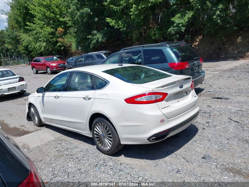 2013 Ford Fusion Titanium VIN: 3FA690D92DR121865 Lot: 39797061