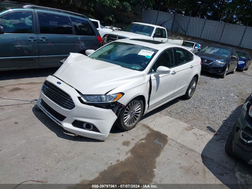 2013 Ford Fusion Titanium VIN: 3FA690D92DR121865 Lot: 39797061