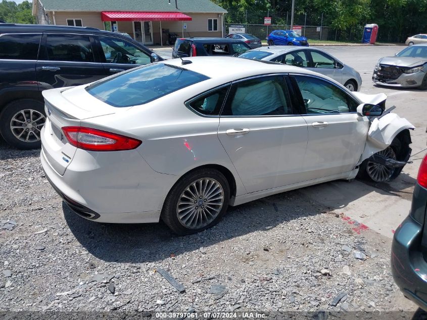 2013 Ford Fusion Titanium VIN: 3FA690D92DR121865 Lot: 39797061