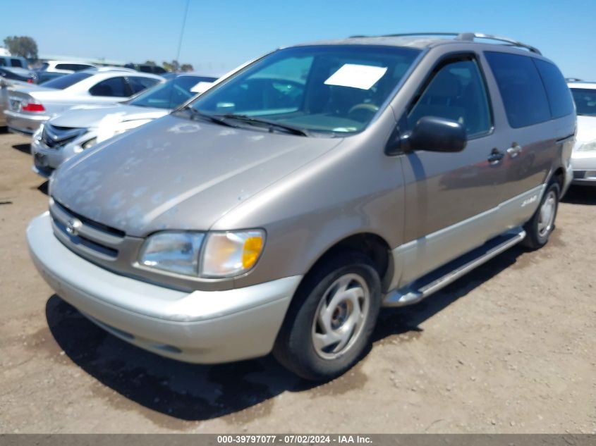 1998 Toyota Sienna Xle VIN: 4T3ZF13C0WU084956 Lot: 39797077