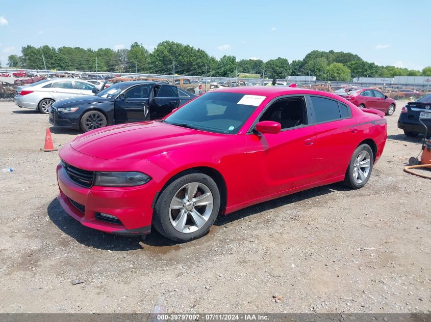 2015 Dodge Charger Sxt VIN: 2C3CDXHG8FH866713 Lot: 39797097