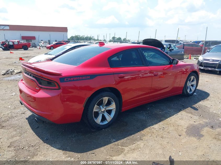 2015 Dodge Charger Sxt VIN: 2C3CDXHG8FH866713 Lot: 39797097