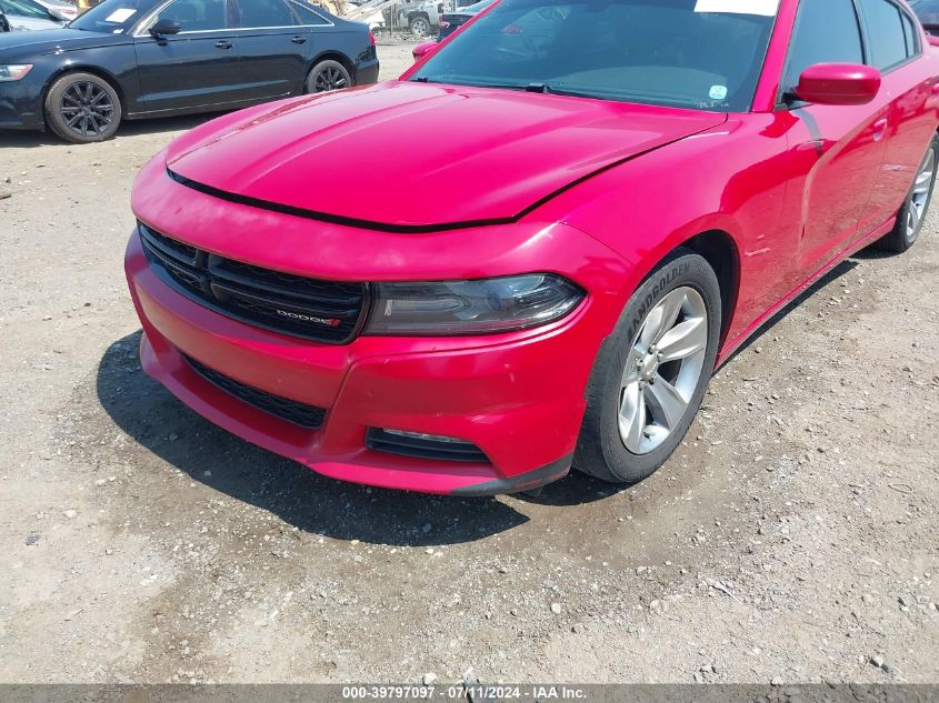 2015 Dodge Charger Sxt VIN: 2C3CDXHG8FH866713 Lot: 39797097