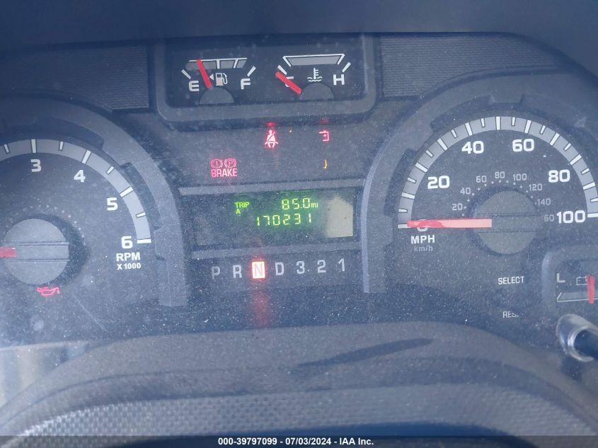 2012 Ford Econoline E350 Super Duty Ctway Van VIN: 1FDSE3FL7CDA82170 Lot: 39797099