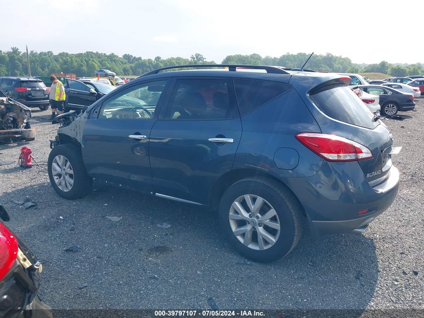 2014 Nissan Murano Sl VIN: JN8AZ1MWXEW506278 Lot: 39797107