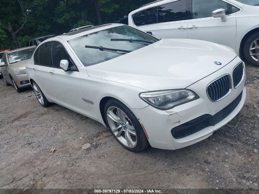 2014 BMW 750I VIN: WBAYA8C50ED825314 Lot: 40897611