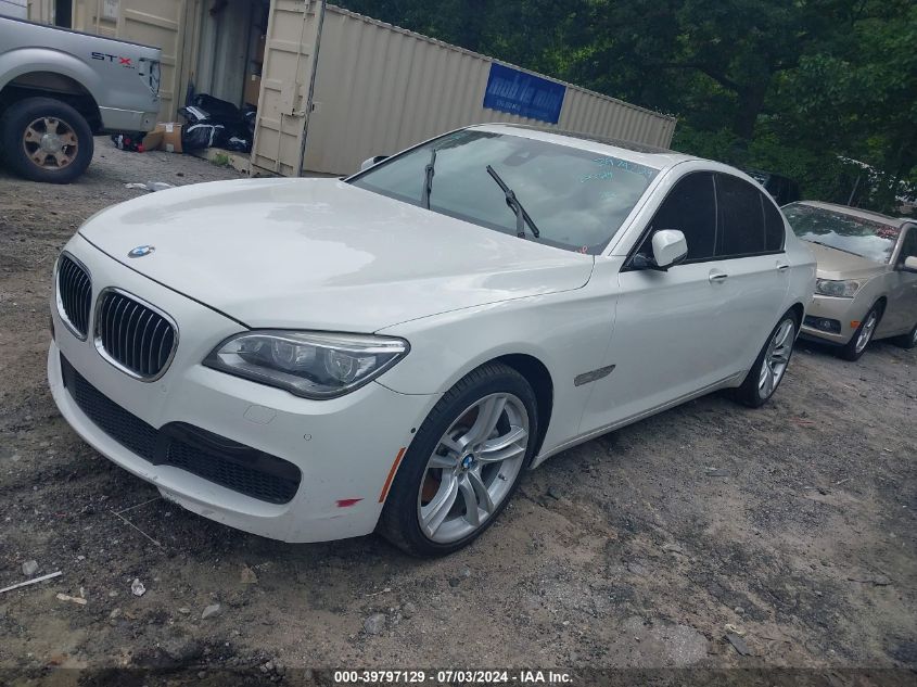 2014 BMW 750I VIN: WBAYA8C50ED825314 Lot: 40897611