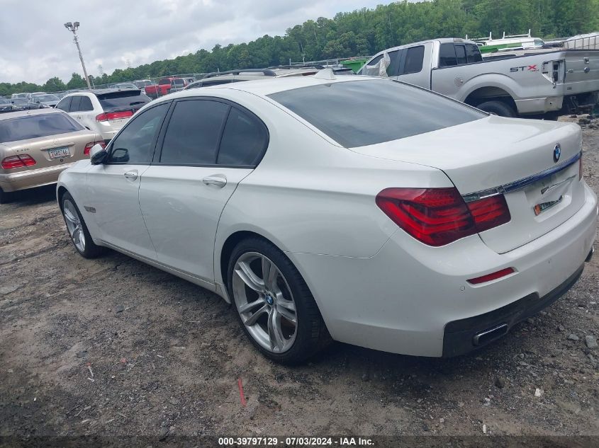 2014 BMW 750I VIN: WBAYA8C50ED825314 Lot: 40897611