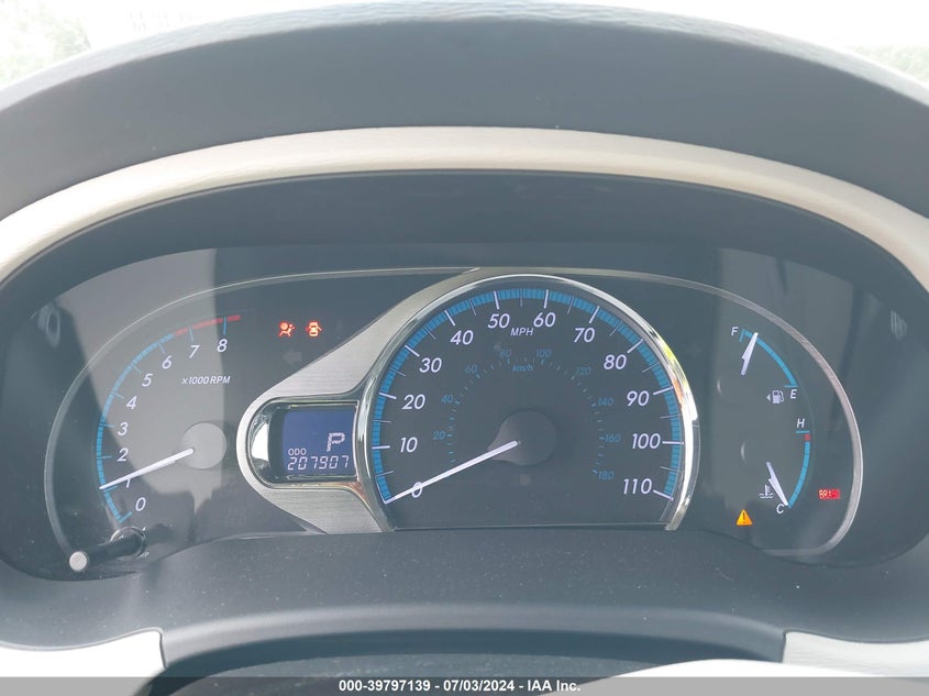 2013 Toyota Sienna Xle V6 8 Passenger VIN: 5TDYK3DC3DS398214 Lot: 39797139