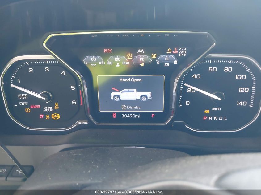 2020 GMC Sierra 1500 4Wd Short Box At4 VIN: 3GTU9EETXLG425765 Lot: 39797164