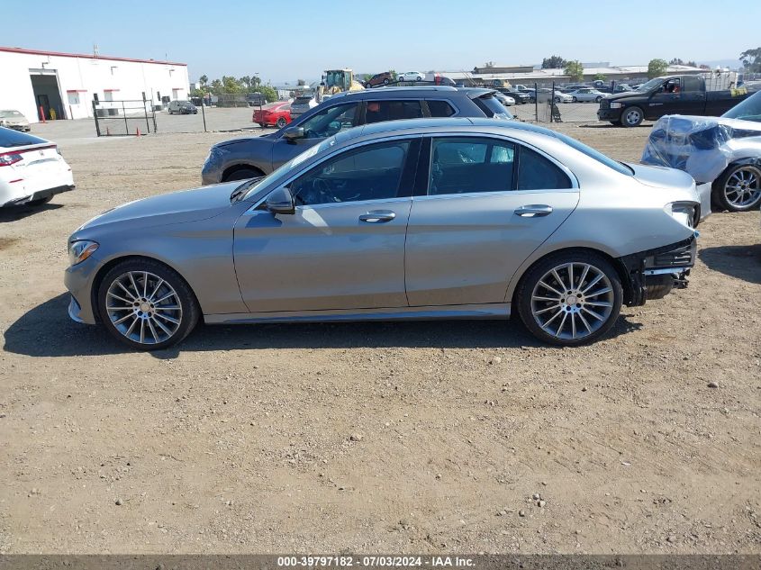 2016 Mercedes-Benz C 300 4Matic/Luxury 4Matic/Sport 4Matic VIN: 55SWF4KB4GU156096 Lot: 39797182