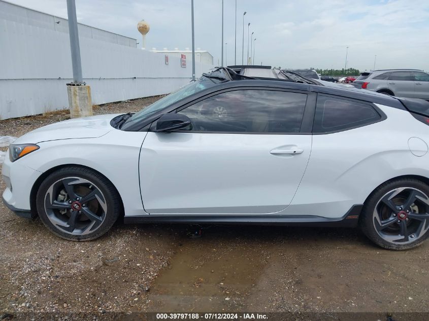 2019 Hyundai Veloster Turbo Ultimate VIN: KMHTH6AB9KU012177 Lot: 39797188