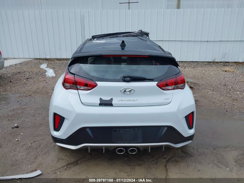 2019 Hyundai Veloster Turbo Ultimate VIN: KMHTH6AB9KU012177 Lot: 39797188