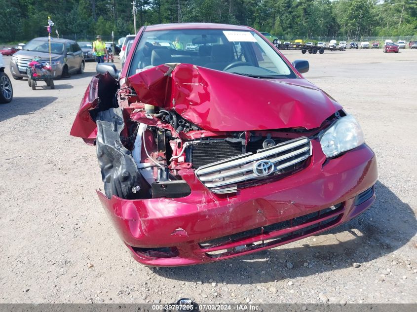2003 Toyota Corolla Ce VIN: 2T1BR32E83C037851 Lot: 39797205