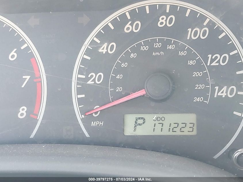 2009 Toyota Corolla Le/Xle VIN: JTDBL40E49J042262 Lot: 39797275