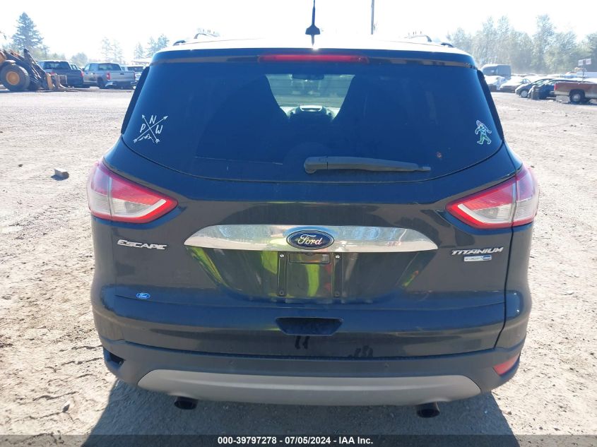 2014 Ford Escape Titanium VIN: 1FMCU9JX3EUD37727 Lot: 39797278