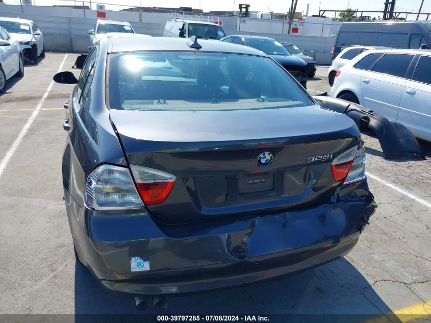 2007 BMW 328I VIN: WBAVC53537FZ77168 Lot: 39797285