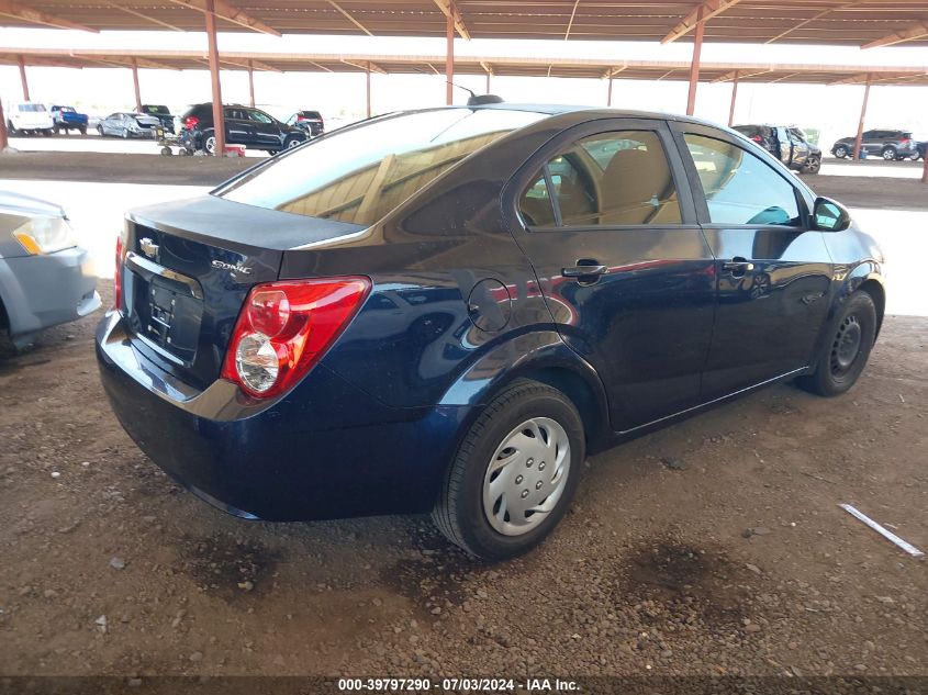 2016 Chevrolet Sonic Ls Auto VIN: 1G1JA5SH6G4173342 Lot: 39797290