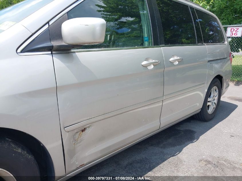 2005 Honda Odyssey Ex VIN: 5FNRL38435B420335 Lot: 39797331