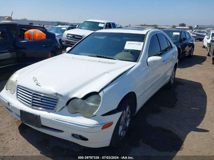 2004 Mercedes-Benz C 320 VIN: WDBRF64JX4F443155 Lot: 39797338