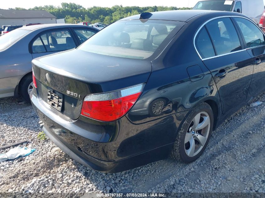2006 BMW 530I VIN: WBANE73526CM40569 Lot: 39797357