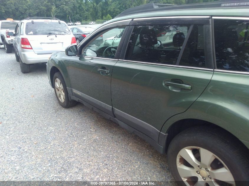 2011 Subaru Outback 2.5I Premium VIN: 4S4BRBCC0B3411525 Lot: 39797365