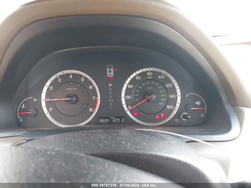 2009 Honda Accord 2.4 Ex-L VIN: JHMCP26809C017537 Lot: 39797370