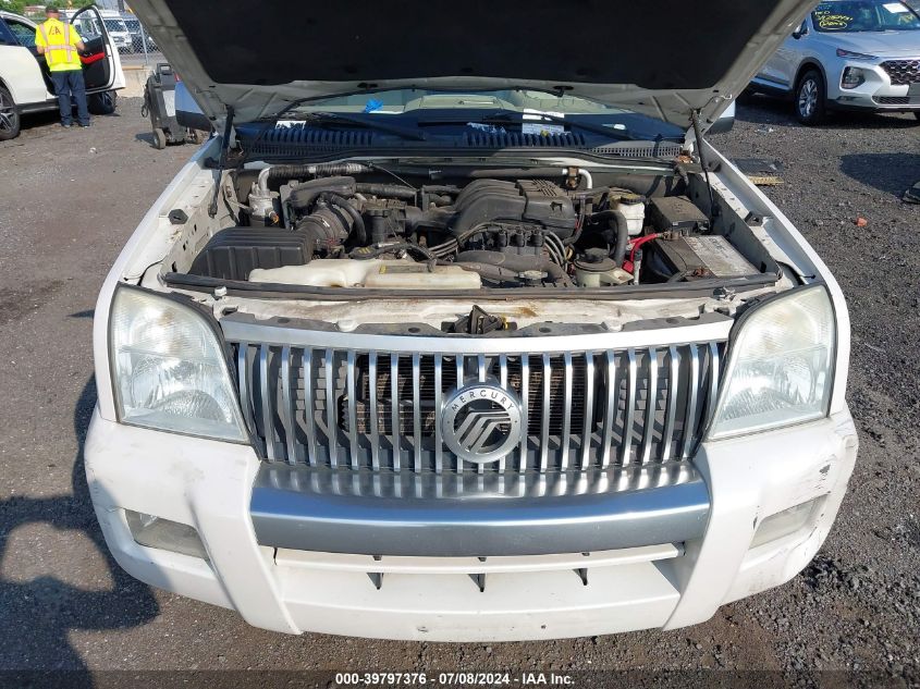 2010 Mercury Mountaineer Premier VIN: 4M2EN4JE8AUJ06919 Lot: 39797376