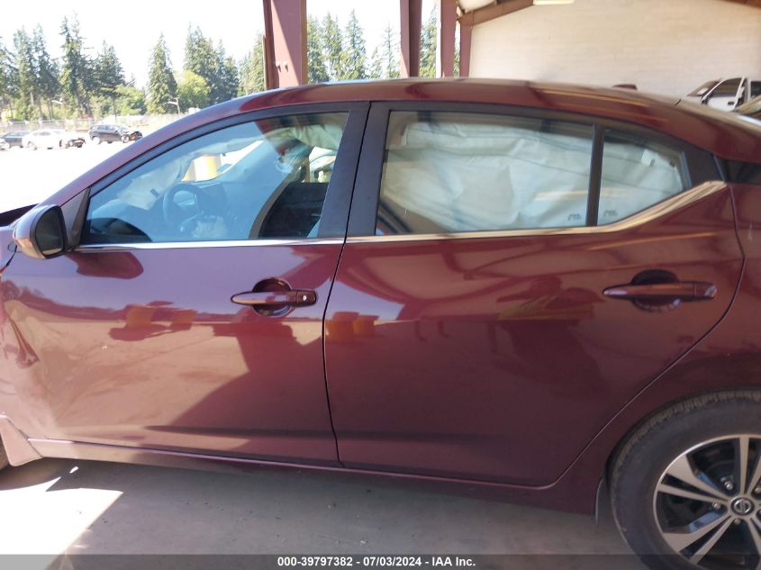 2021 Nissan Sentra Sv Xtronic Cvt VIN: 3N1AB8CV5MY300779 Lot: 39797382