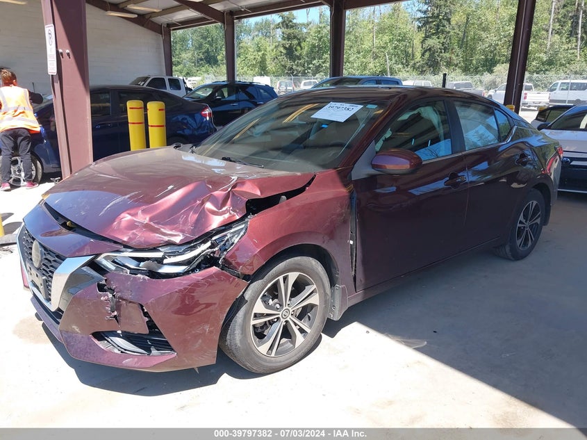 VIN 3N1AB8CV5MY300779 2021 NISSAN SENTRA SV XTRONIC CVT