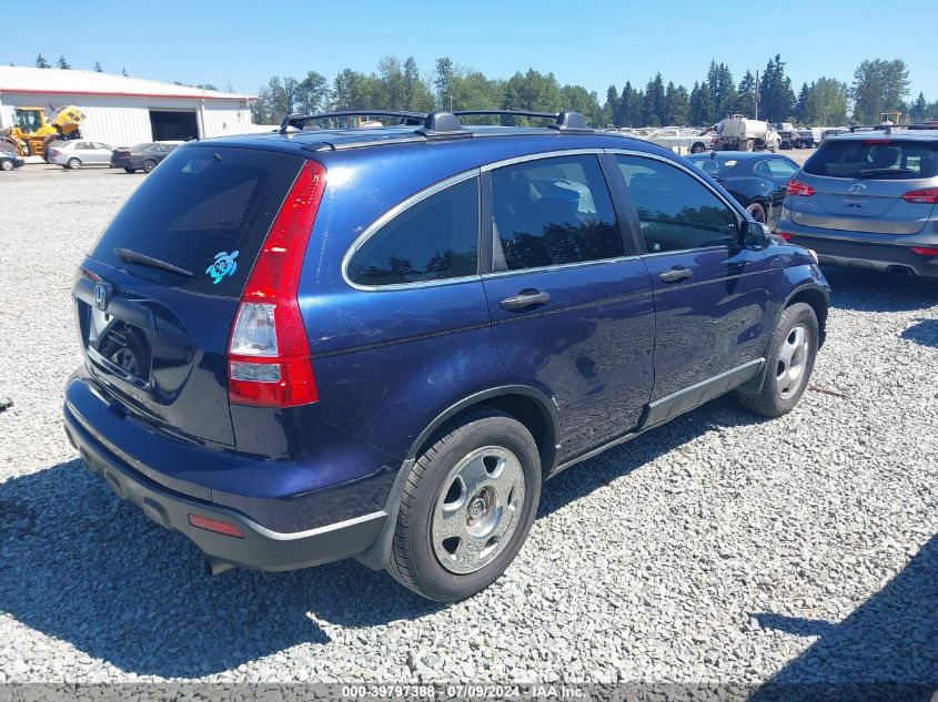 2008 Honda Cr-V Lx VIN: 3CZRE38318G707795 Lot: 39797388