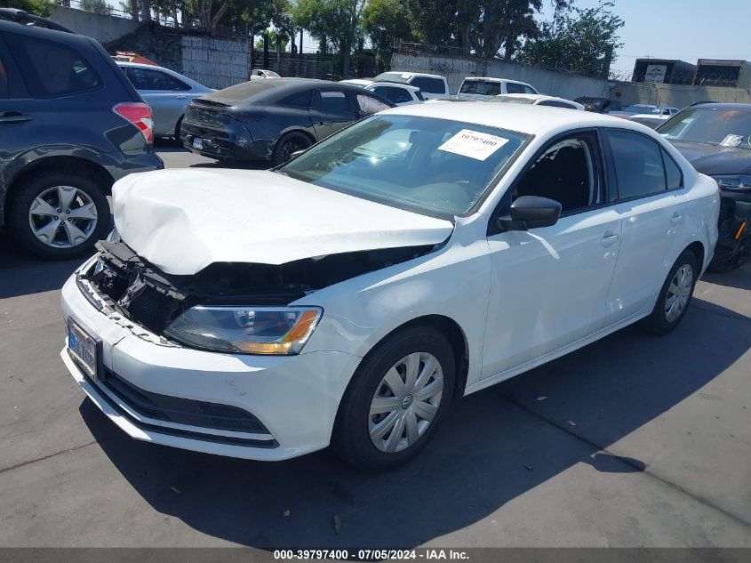 2016 Volkswagen Jetta 1.4T S VIN: 3VW267AJ6GM273813 Lot: 39797400