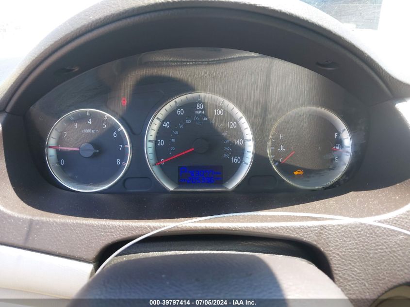 2009 Hyundai Sonata Gls VIN: 5NPET46C09H513688 Lot: 39797414