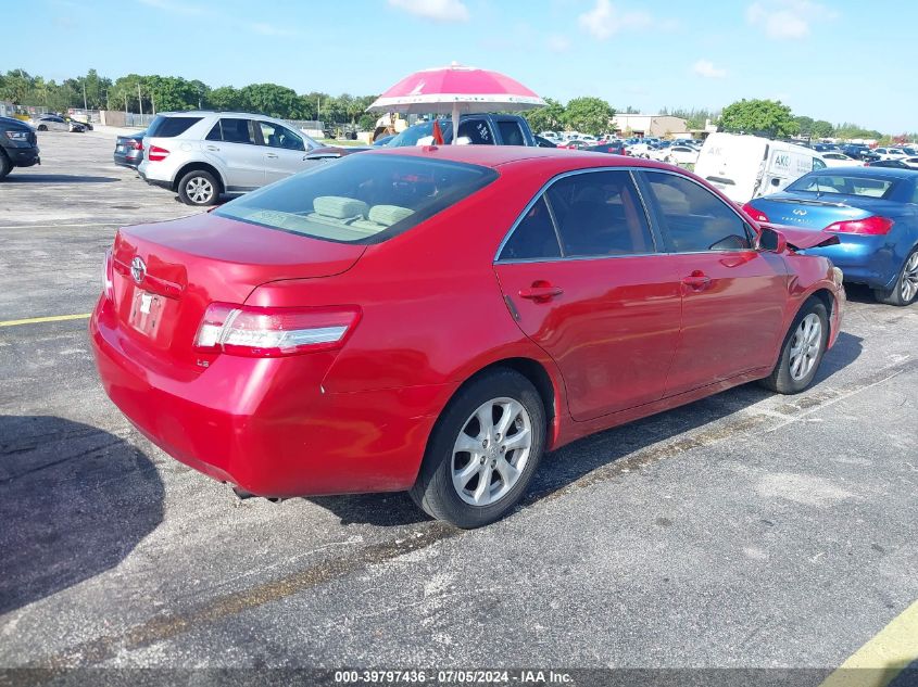 4T1DF3EK1AUO63483 2010 Toyota Camry Le