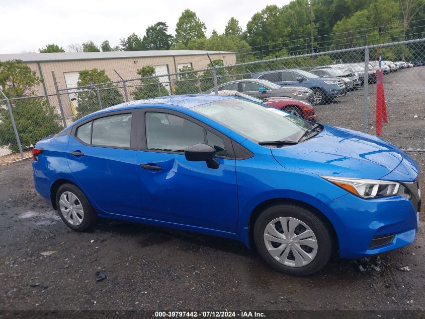 2021 Nissan Versa S Xtronic Cvt VIN: 3N1CN8DV2ML914278 Lot: 39797442