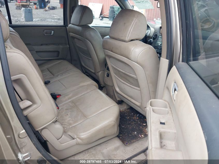 2010 Honda Pilot Ex-L VIN: 5FNYF4H54AB011028 Lot: 39797485