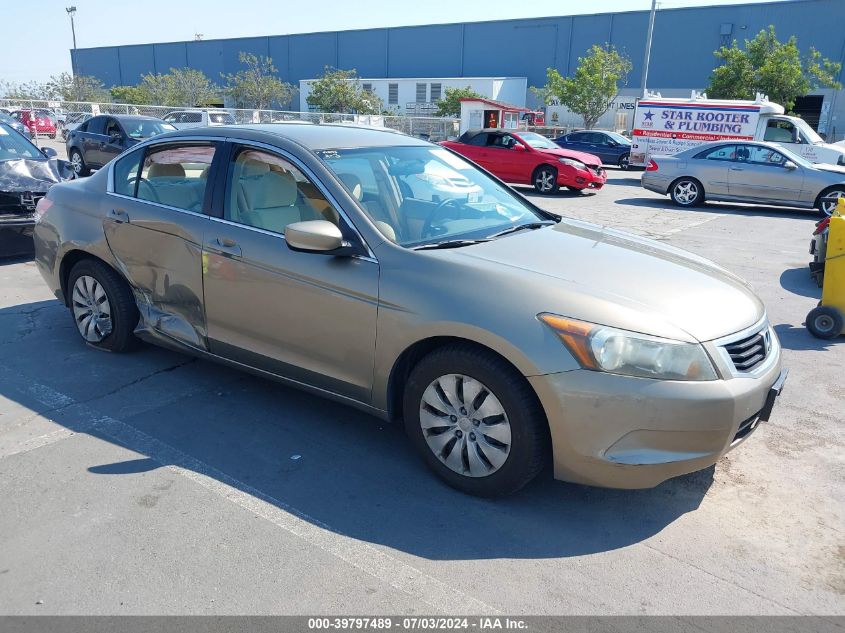 2009 Honda Accord 2.4 Lx VIN: 1HGCP263X9A062214 Lot: 39797489