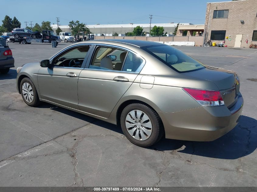 2009 Honda Accord 2.4 Lx VIN: 1HGCP263X9A062214 Lot: 39797489