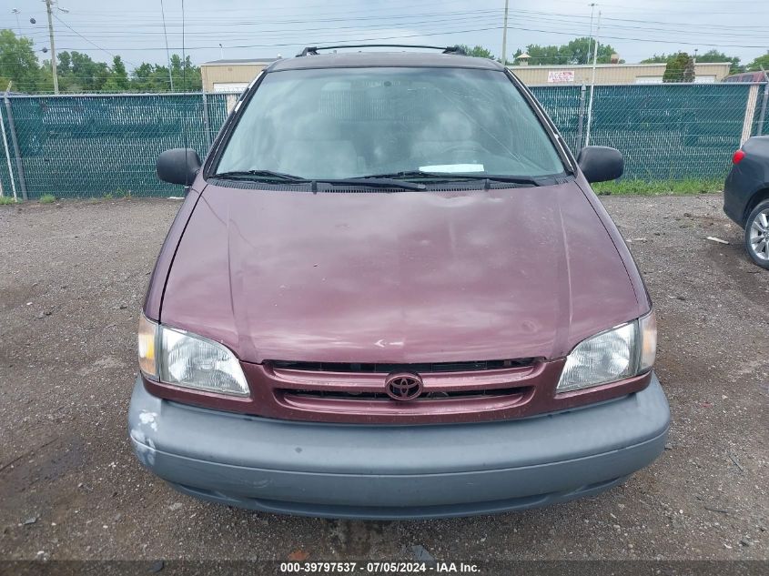 2000 Toyota Sienna Le VIN: 4T3ZF13C1YU295196 Lot: 39797537
