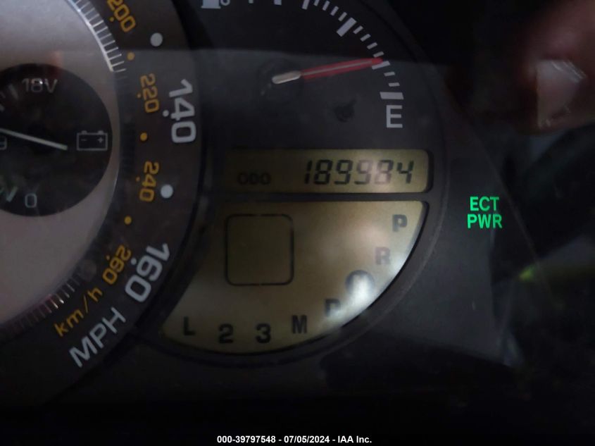 2003 Lexus Is 300 VIN: JTHBD192X30070678 Lot: 39797548