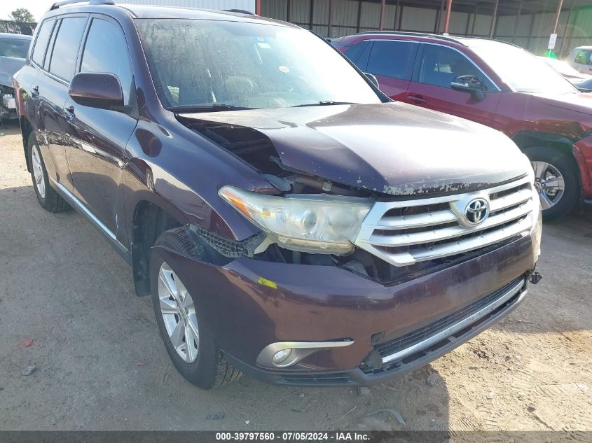 2012 Toyota Highlander VIN: 5TDZA3EH5CS017575 Lot: 39797560