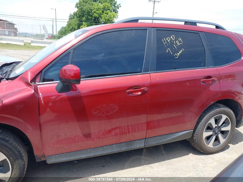 2018 Subaru Forester 2.5I Premium VIN: JF2SJADC3JH463609 Lot: 39797565