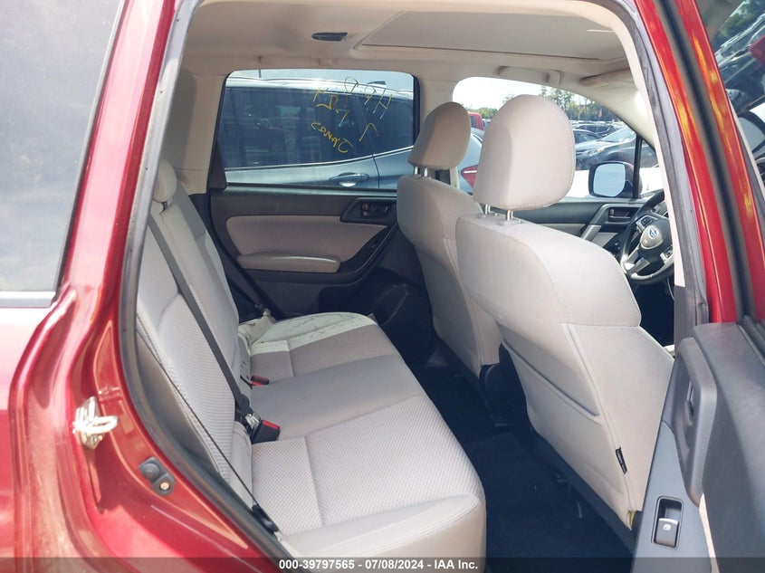 2018 Subaru Forester 2.5I Premium VIN: JF2SJADC3JH463609 Lot: 39797565