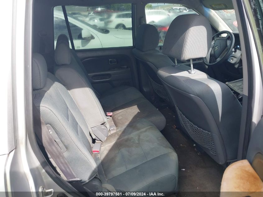 2006 Honda Pilot Lx VIN: 5FNYF28136B025608 Lot: 39797581