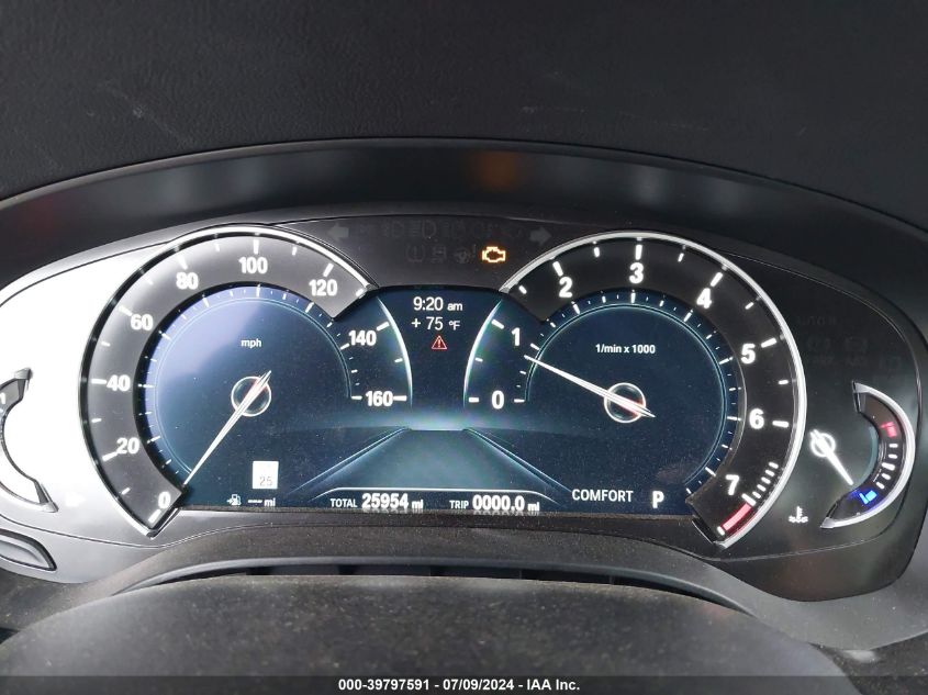 2019 BMW 540 Xi VIN: WBAJE7C58KWW09209 Lot: 39797591