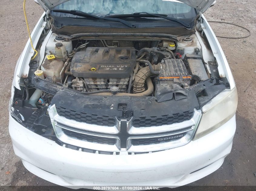 2012 Dodge Avenger Sxt VIN: 1C3CDZCB1CN190373 Lot: 39797604