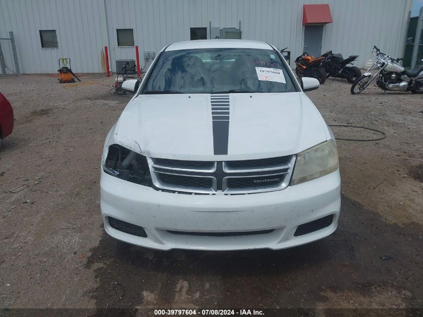 2012 Dodge Avenger Sxt VIN: 1C3CDZCB1CN190373 Lot: 39797604